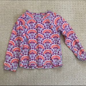 Tea Collection Floral Girls Swim Shirt/Rash Guard